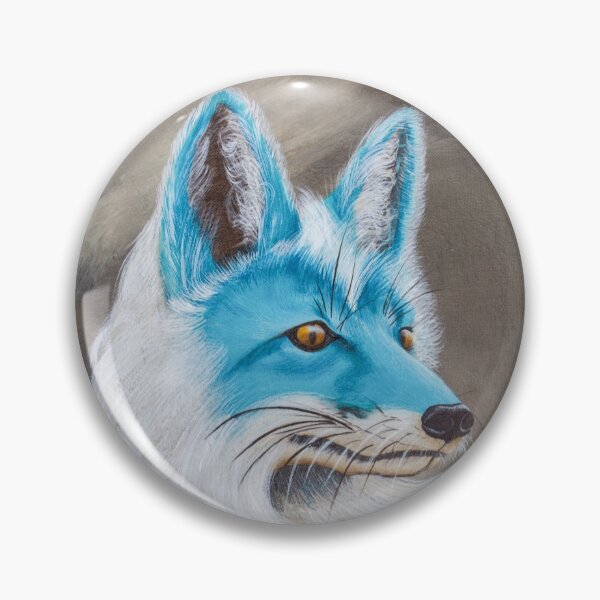 Item preview, Blue Fox Face designed and sold by lindahineart.