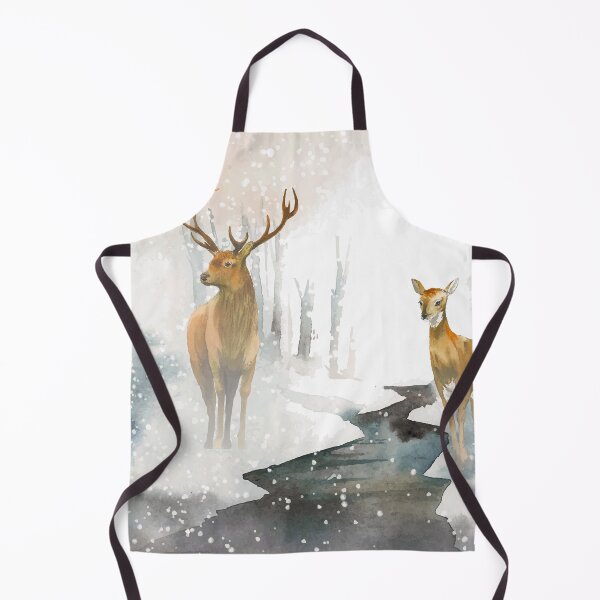 Item preview, winter deer designed and sold by haroulita.