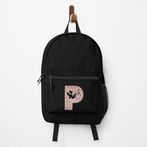 Item preview, Letter P Rose Gold Glitter Fairy Monogram designed and sold by JaneApril.