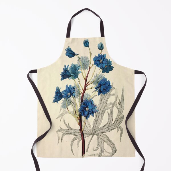 Item preview, Vintage Botanical - dark purple larkspur designed and sold by DejaVuStudio.