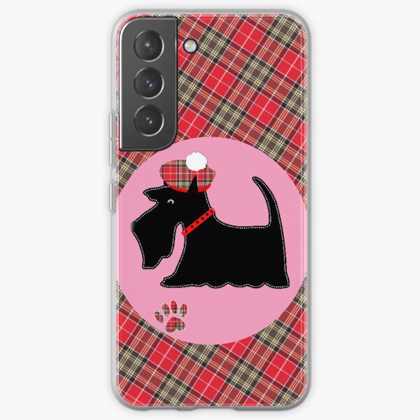 Item preview, Cute Scottie Dog Scotch Terrier Red Tartan Plaid Design designed and sold by Artification.