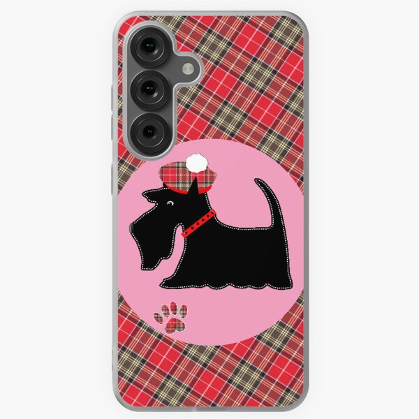Item preview, Cute Scottie Dog Scotch Terrier Red Tartan Plaid Design designed and sold by Artification.