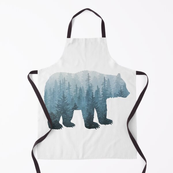 Item preview, Misty Forest Bear - Turquoise designed and sold by maryedenoa.