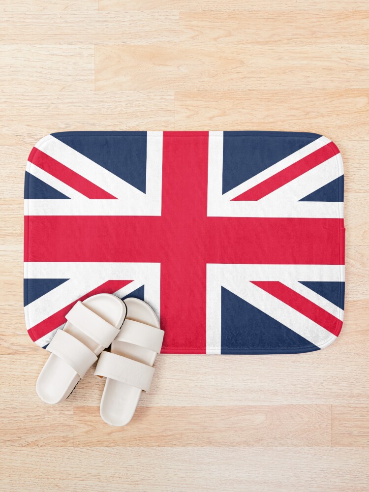 "Union Jack " Bath Mat for Sale by EveandCol Redbubble