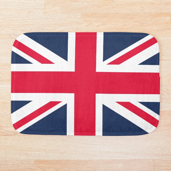 "Union Jack " Bath Mat for Sale by EveandCol Redbubble