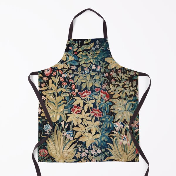 Item preview, COLORFUL FLOWERS;LEAVES,GREEN FOLIAGE Antique Floral Tapestry designed and sold by BulganLumini.