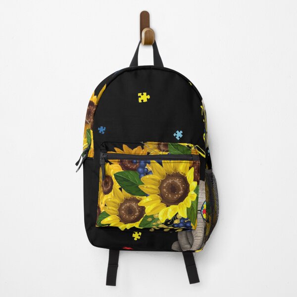 Item preview, Best Umbrella Sunflower Elephant Autism Support Shirt Faith Awareness Month T Shirt designed and sold by tuanitus.