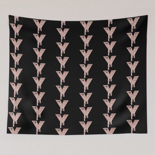 Item preview, Letter Y Rose Gold Glitter Fairy Monogram designed and sold by JaneApril.