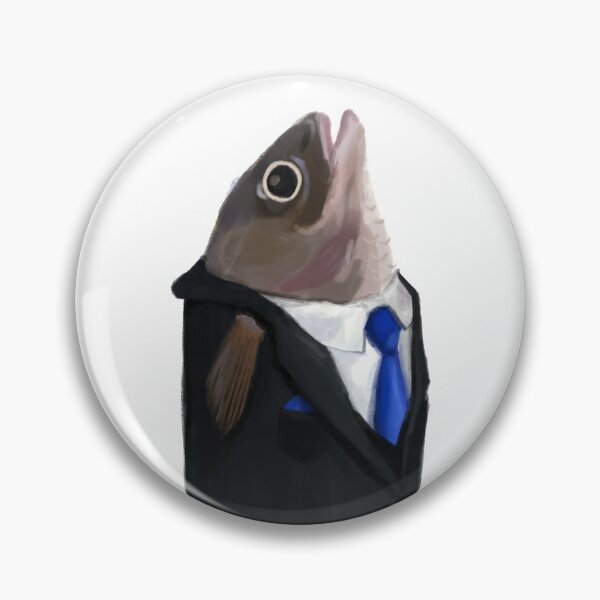 Item preview, Fish in a suit  designed and sold by abbiekye.