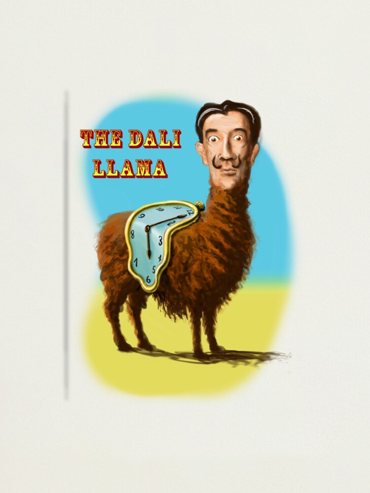 All hail the mysterious Dali Llama Photographic Print for Sale by Andy  Hook