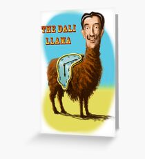 All hail the mysterious Dali Llama Greeting Card
