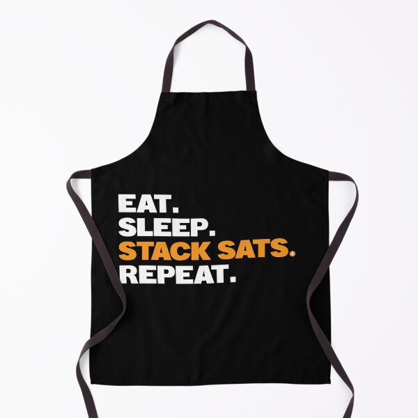 Item preview, Eat Sleep Stack Sats Repeat (bitcoin) designed and sold by Rogervdb.