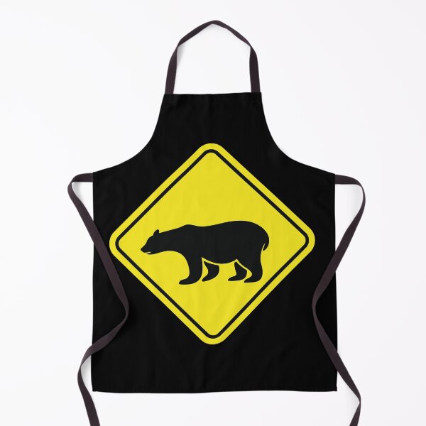 Item preview, Grizzly bear - road sign designed and sold by Zaibo.