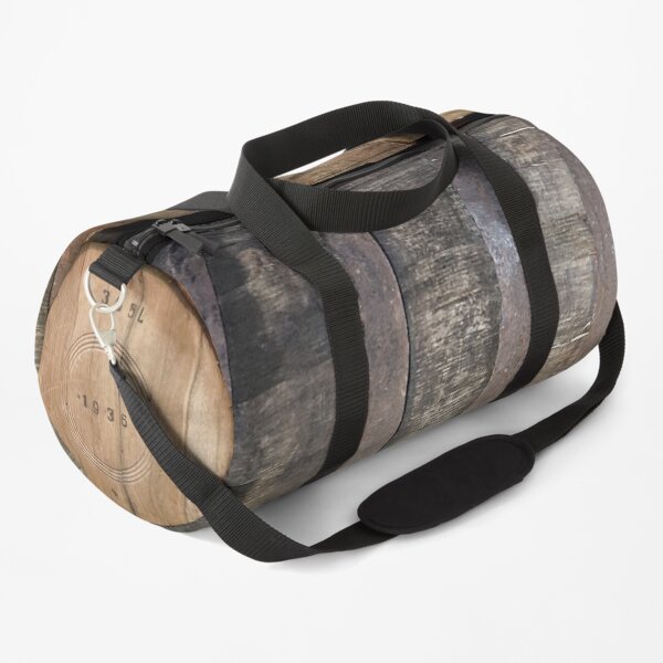 Oak Cask Whisky Barrel Duffle Bag