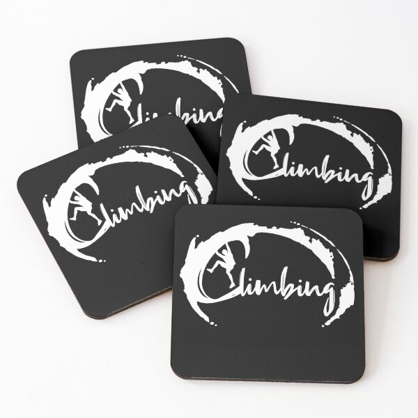 Item preview, Climbing gift lettering with climber bouldering gift bouldering designed and sold by MadandMean.
