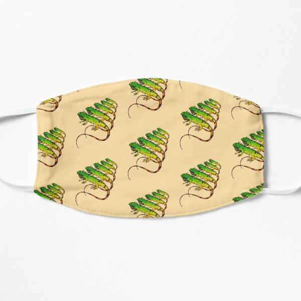 Funny Iguanas Family Lizard Reptiles Zoology Herpetologist Mask