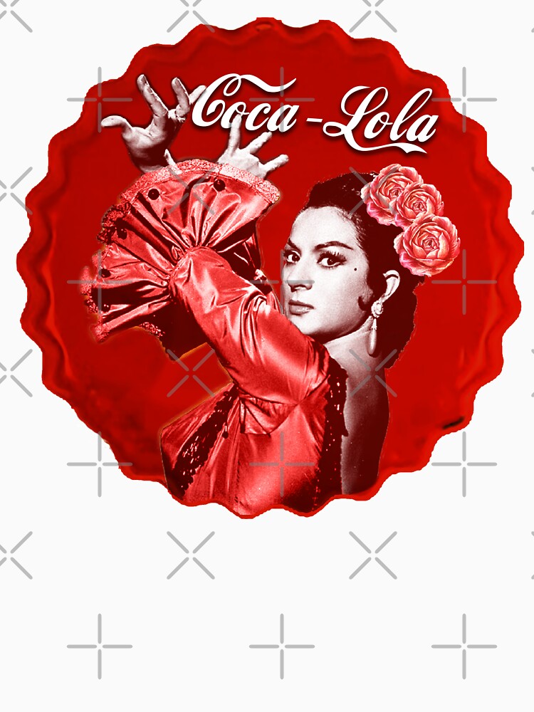 Imagen 3 de 3, Camiseta ¾ estilo béisbol con la obra Diseño Chapa Coca-Lola, diseñada y vendida por danimota.