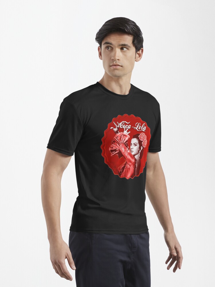 Imagen 3 de 7, Camiseta deportiva con la obra Diseño Chapa Coca-Lola, diseñada y vendida por danimota.