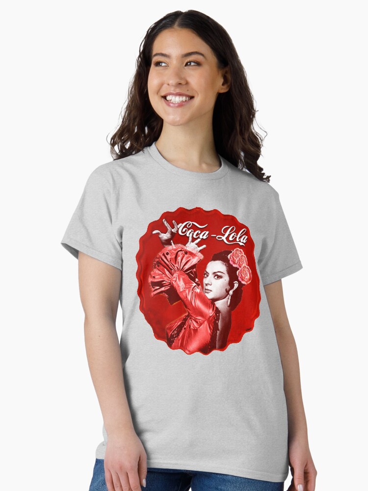 Imagen 2 de 7, Camiseta clásica con la obra Diseño Chapa Coca-Lola, diseñada y vendida por danimota.