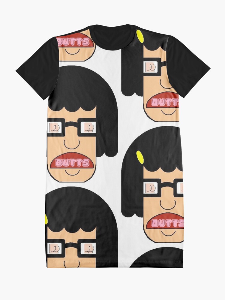 Bob's Burgers Tina I Love Butts Hooded Dress