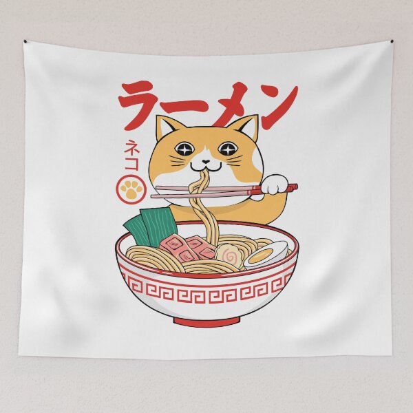 Item preview, Ramen Cat Love - v2 designed and sold by predatorart93.