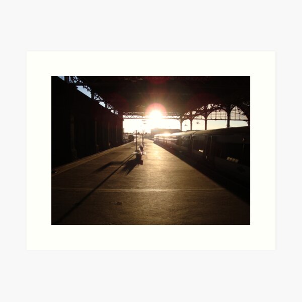 London Bridge Station - The Winter Sun Art Print