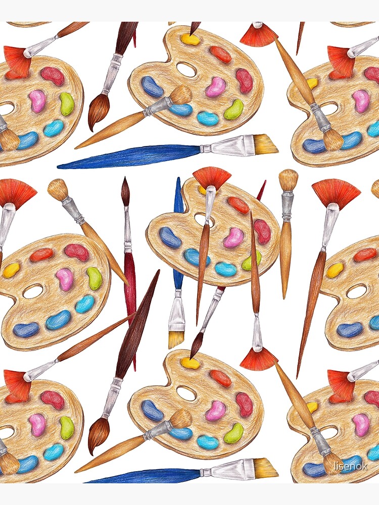pattern palette with brushes by lisenok