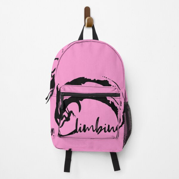 Item preview, Climbing motif lettering with climbing girl climbing gift bouldering designed and sold by MadandMean.