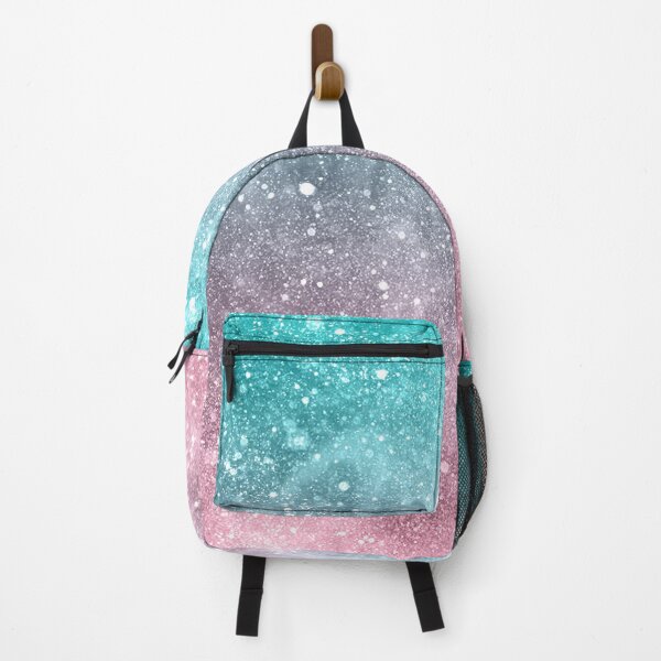 Item preview, Aqua blue Pink sea galaxy abstract ombre designed and sold by PLdesign.