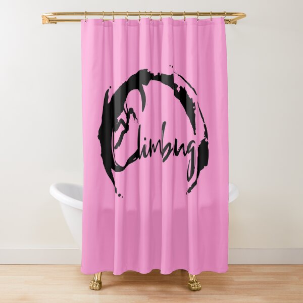 "Klettern Motiv Schriftzug mit Klettermädchen Klettergeschenk Bouldern