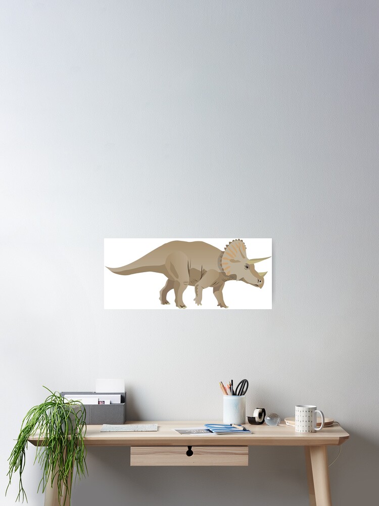 Póster « Un dinosaurio con 3 cuernos. Uno de los dinosaurios más famosos.» de NorseTech | Redbubble Póster « Un dinosaurio con 3 cuernos. Uno de los dinosaurios más famosos.» de NorseTech | Redbubble