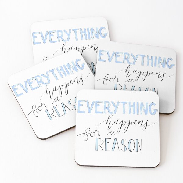 Item preview, Everything Happens For A Reason designed and sold by artbykls.