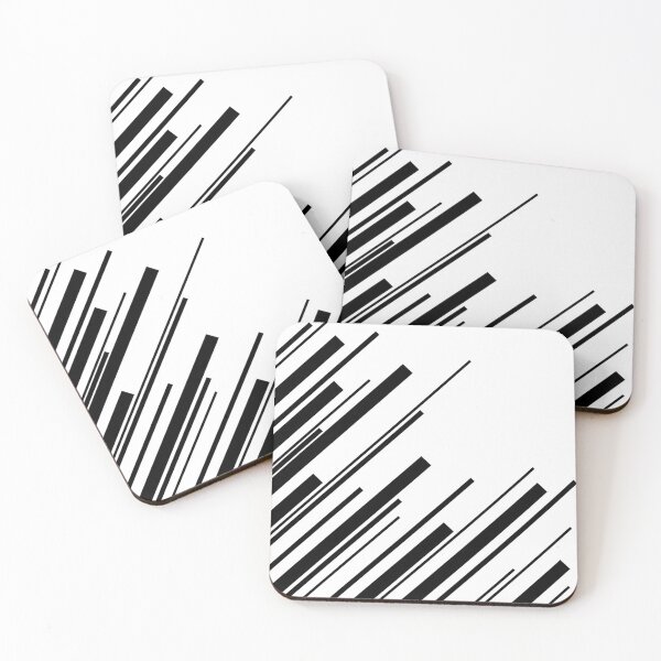 Item preview, Diagonals - Black on White designed and sold by LAEC-Shop.