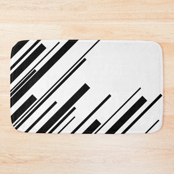 Item preview, Diagonals - Black on White designed and sold by LAEC-Shop.