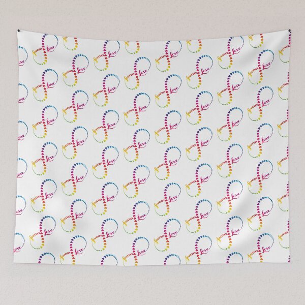 Item preview, Forever love with hearts infinity. designed and sold by ShutterKapan.