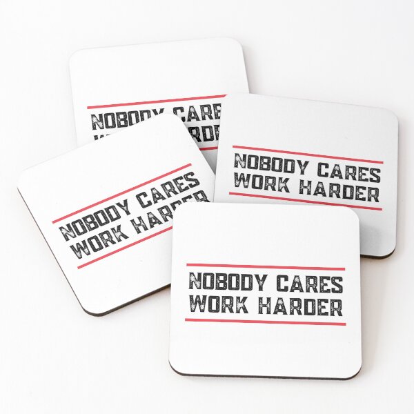 Item preview, Nobody Cares Work Harder Vintage designed and sold by The Little Wood Cottage.