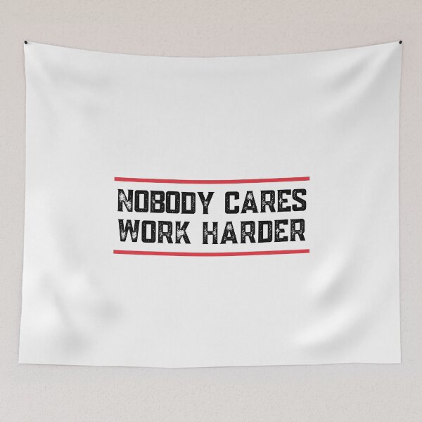 Item preview, Nobody Cares Work Harder Vintage designed and sold by The Little Wood Cottage.