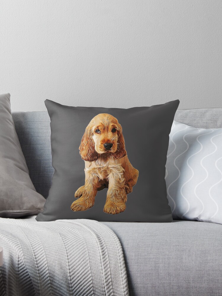 Cocker Spaniel Hooded Blanket - Golden Cocker Spaniel Hooded Blanket - Golden