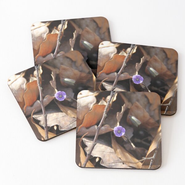 Item preview, Purple wild flower vinca in the forest	 designed and sold by EstelleRossetti.