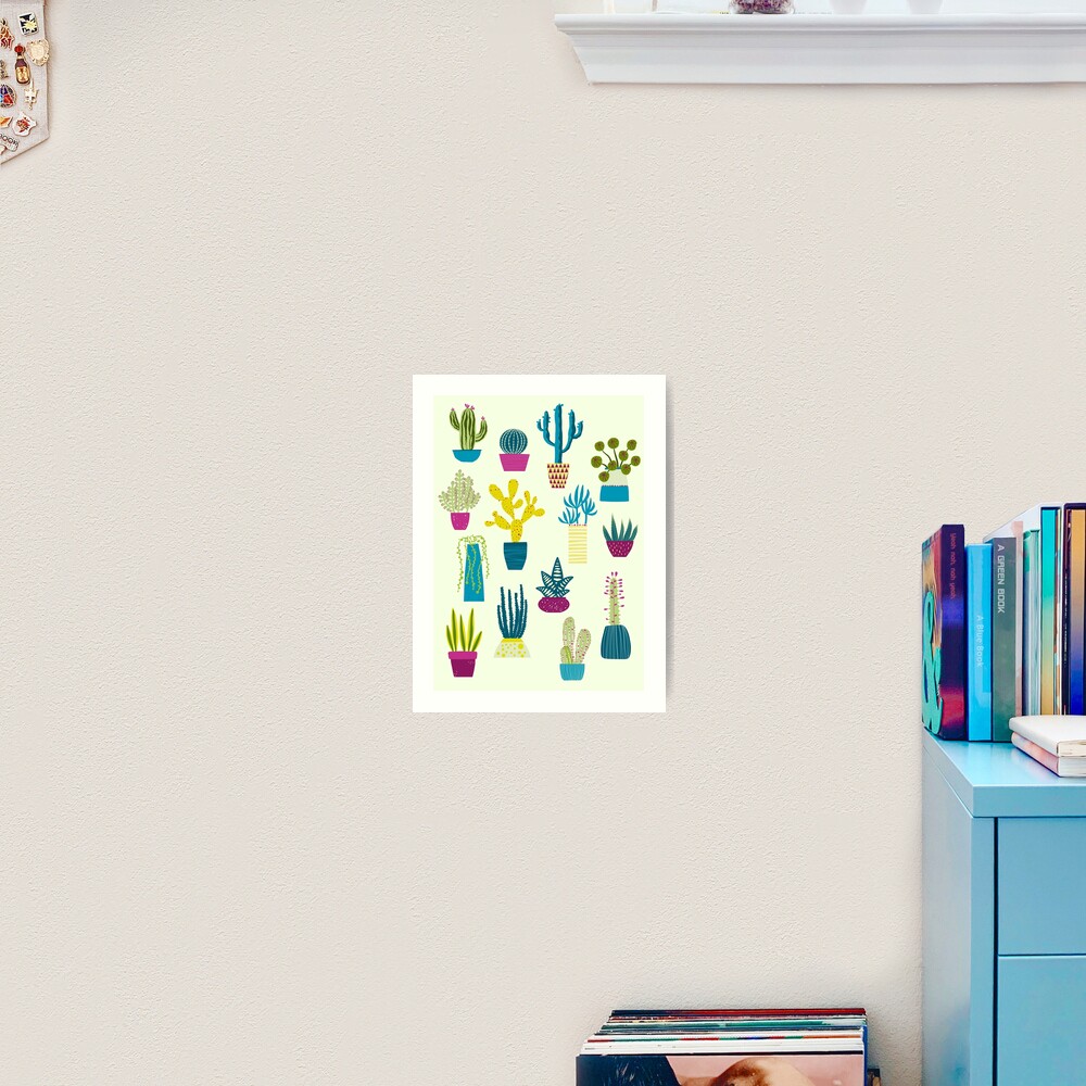 Cactus Garden Art Print