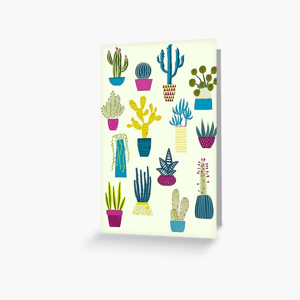 Cactus Garden Greeting Card
