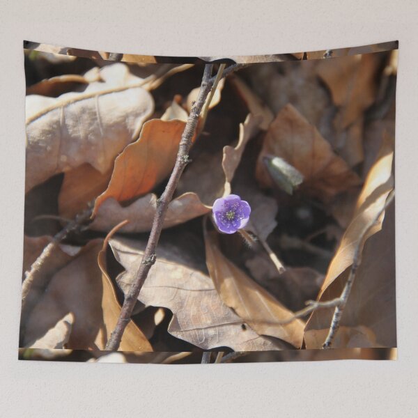 Item preview, Purple wild flower vinca in the forest	 designed and sold by EstelleRossetti.