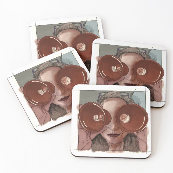 Item preview, cool girl with glasses designed and sold by pabalres.