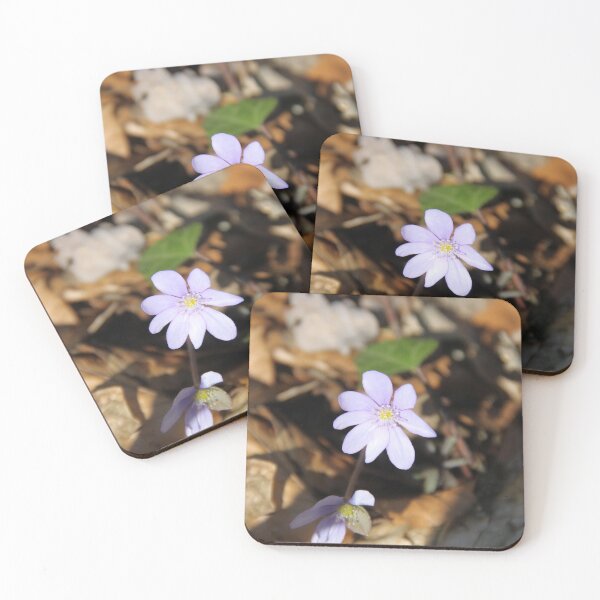 Item preview, Purple wild flower vinca in the forest	 designed and sold by EstelleRossetti.