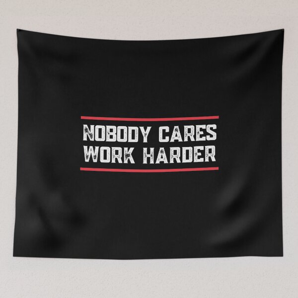 Item preview, Nobody Cares Work Harder Vintage designed and sold by The Little Wood Cottage.