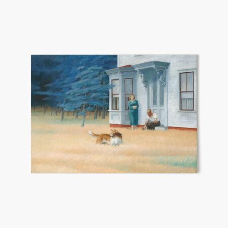Edward Hopper. Cape Cod Evening, 1939. Art Board Print