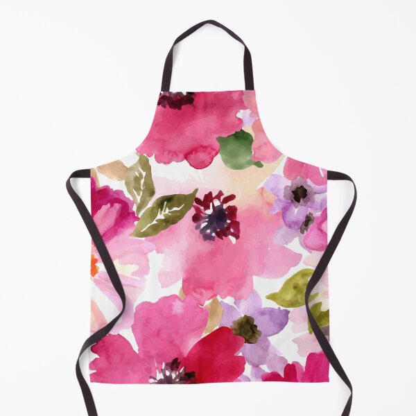 Item preview, Watercolor Flowers Pink Fuchsia designed and sold by junkydotcom.