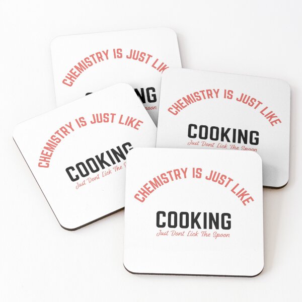 Item preview, Chemistry is just like cooking just don't lick the spoon designed and sold by bumperapparels.