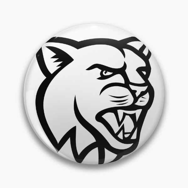 Item preview, Bobcat or Eurasian Lynx Cat Head Side View Mascot Black and White designed and sold by patrimonio.