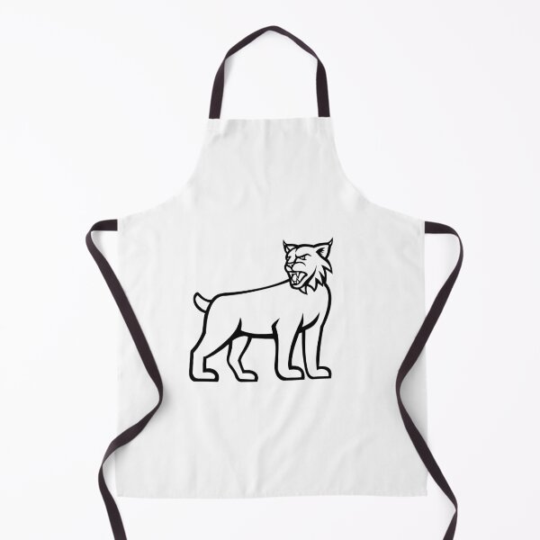 Item preview, Bobcat or Lynx Cat Standing Side View Mascot Black and White designed and sold by patrimonio.
